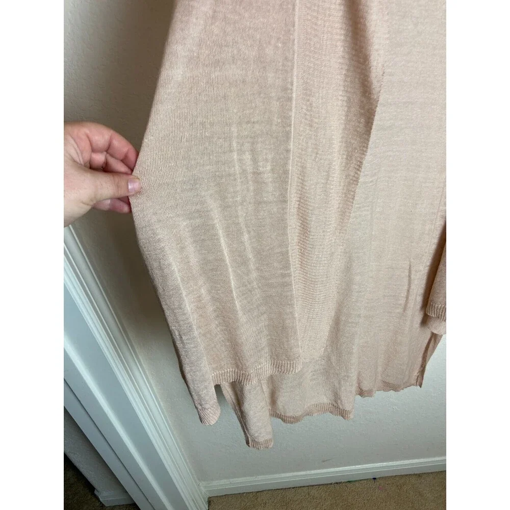 Eileen Fisher Womens Cardigan Sweater Brown Size XS Solid Open Long Sleeve - Picture 3 of 5
